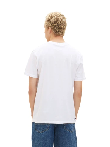 Tom Tailor Denim Herren T-Shirt SIDE PRINTED - Regular Fit