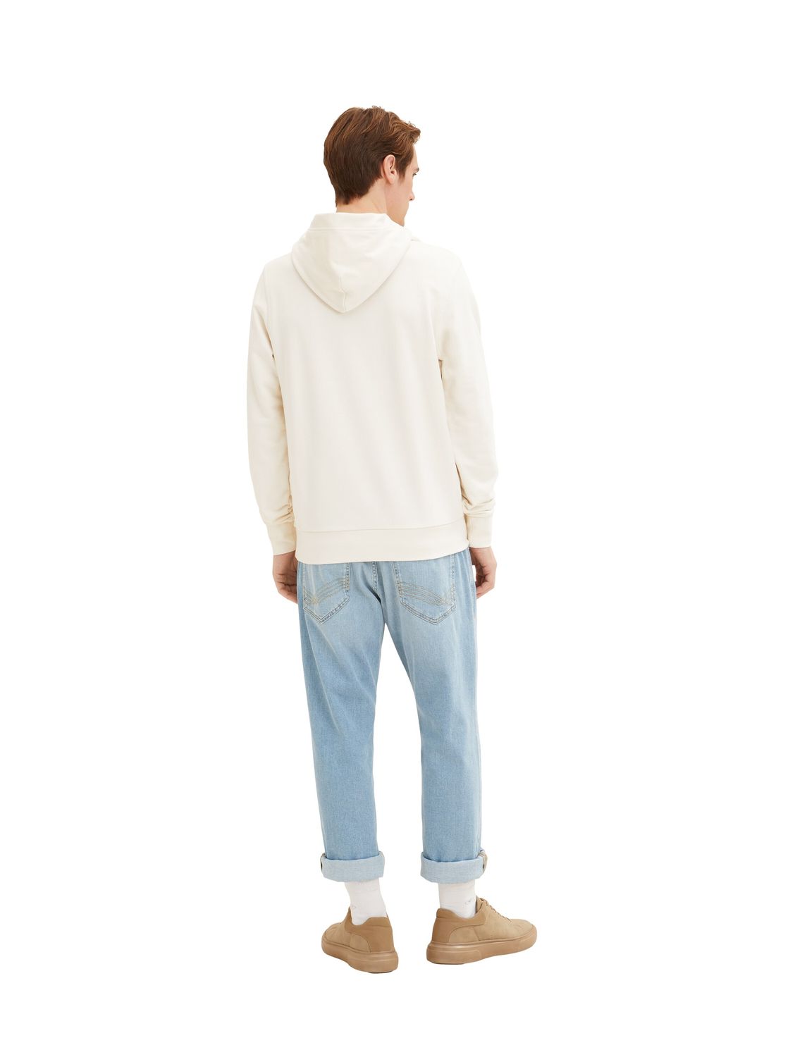 Tom Tailor Herren Kapuzenpullover Hoodie STRUCTURED LINING - Regular Fit günstig online kaufen