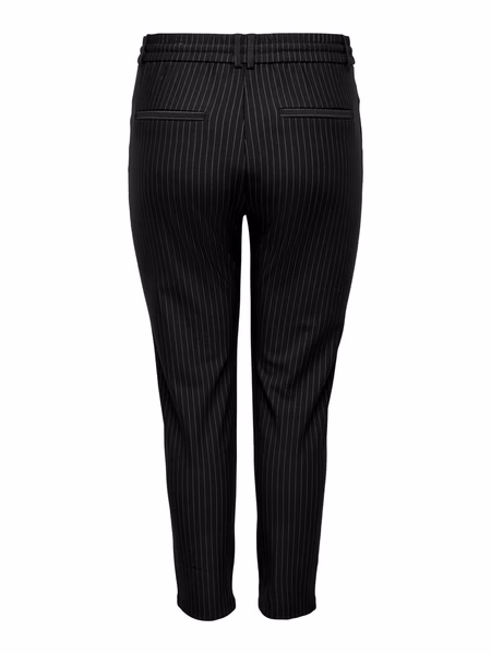 Carmakoma by Only Damen Hose CARGOLDTRASH - RegularFit - Schwarz - Black Pinestripe - Plus Size Carmakoma by Only Damen Hose CARGOLDTRASH - RegularFit - Schwarz - Black Pinestripe - Plus Size
