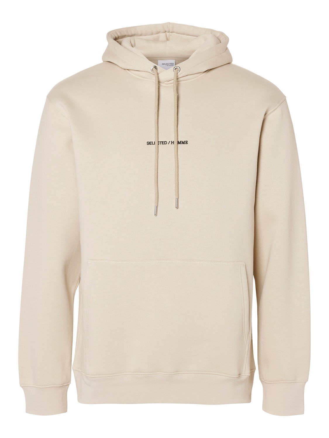 Selected Herren Kapuzenpullover Hoodie SLHHANKIE LOGO - Regular Fit günstig online kaufen