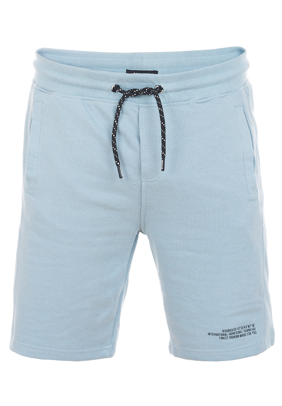Riverso RIVRainer Heren Sweatshorts - Comfortabele Korte Bermuda In Stoere Biker Look, Zwart, Groen, Blauw Of Rood - S T/m 5XL