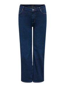 Carmakoma by Only Damen Jeans CARWILLY HW WIDE CRO - Skinny - Dark Blue Denim - Plus SizeBlau