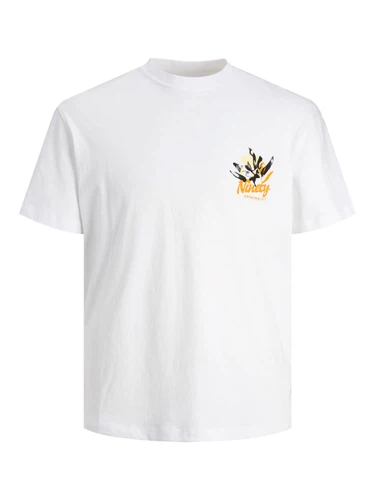 Jack & Jones Herren Rundhals T-Shirt  JORCABANA BACK - Relaxed Fit