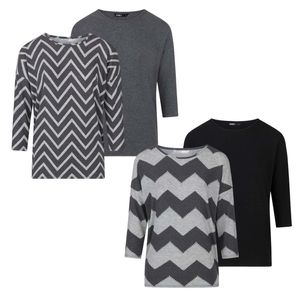 Damen Top ONLGLAMOUR Regular Fit 3/4 Ärmel 4er Pack