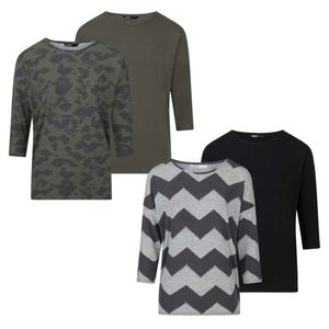 Damen Top ONLGLAMOUR Regular Fit 3/4 Ärmel 4er Pack