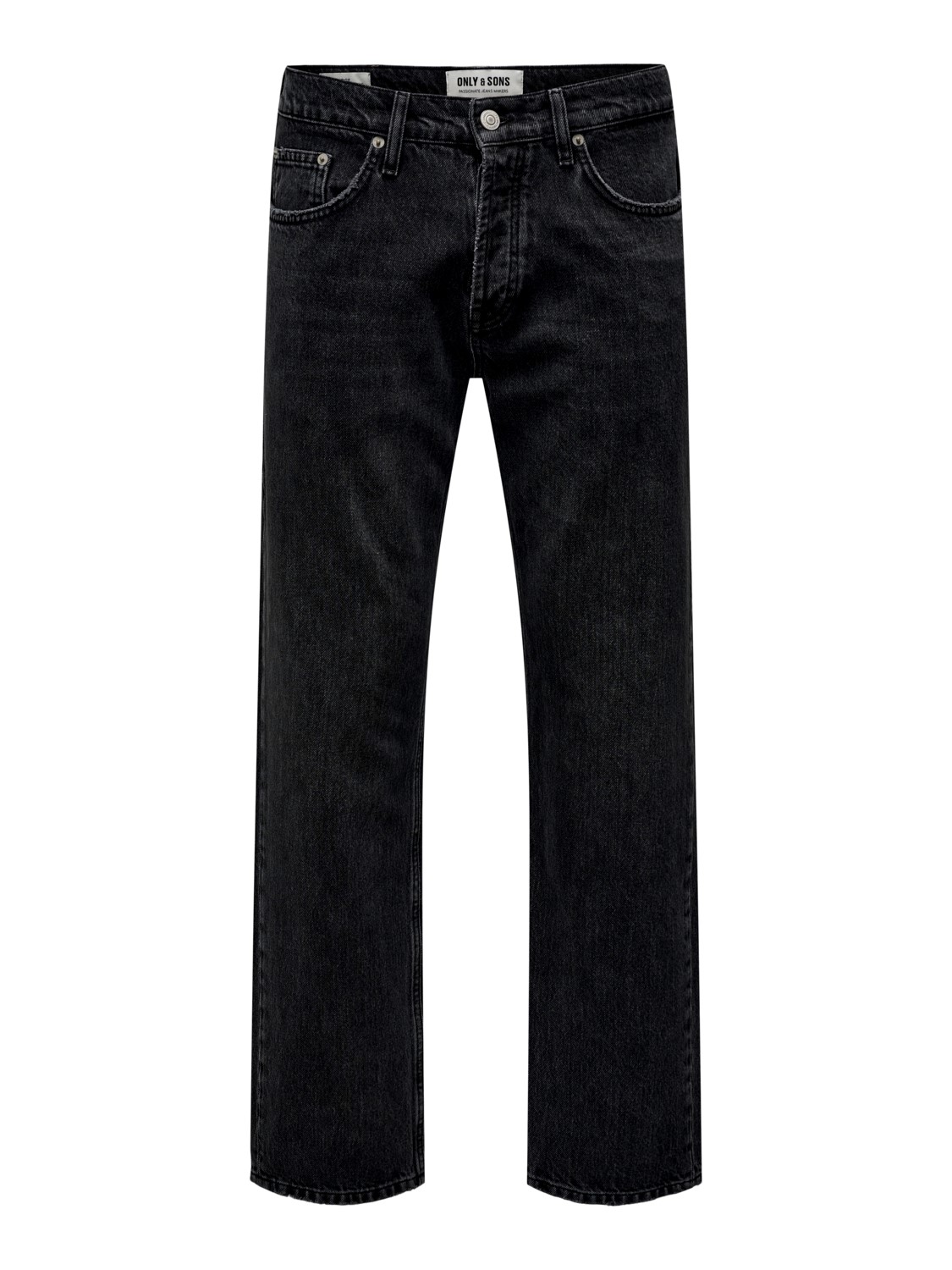 Only & Sons Herren Jeans ONSEDGE LOOSE 6985 - Relaxed Fit - Schwarz - Black Denim