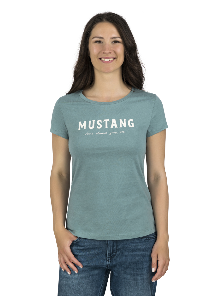 Mustang Damen T-Shirt Slim Fit S M L XL XXL