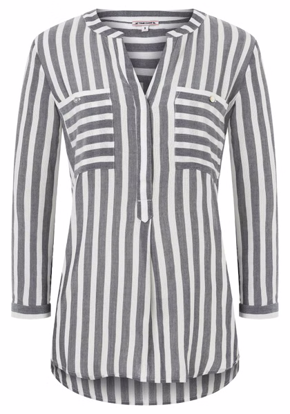 TIMEZONE Damen Bluse STRIPED HENLEY - Regular Fit TIMEZONE Damen Bluse STRIPED HENLEY - Regular Fit