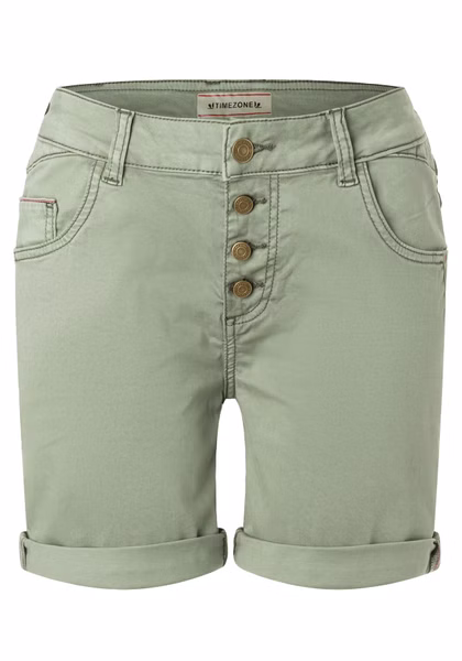 TIMEZONE Damen Short REGULAR JILLYTZ - Regular Fit - Grün - Oil Green TIMEZONE Damen Short REGULAR JILLYTZ - Regular Fit - Grün - Oil Green