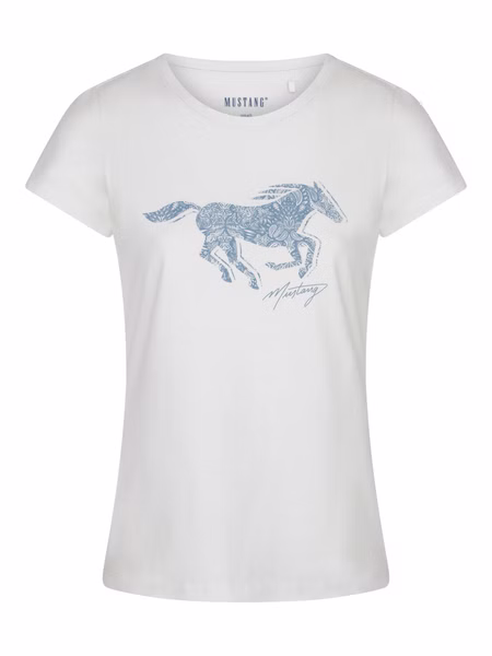 Mustang Damen T-Shirt 4er Pack Slim Fit S M L XL XXL Mustang Damen T-Shirt 4er Pack Slim Fit S M L XL XXL