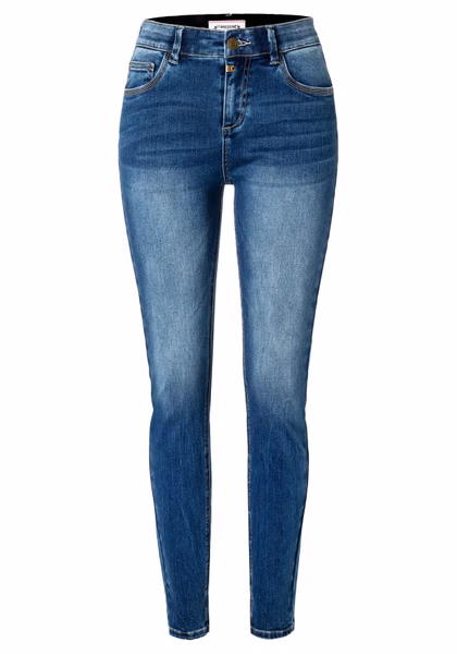 TIMEZONE Damen Jeans TIGHT ALEENATZ WOMANSHAPE  - Tight Fit - Blau - Glow Blue Wash TIMEZONE Damen Jeans TIGHT ALEENATZ WOMANSHAPE  - Tight Fit - Blau - Glow Blue Wash