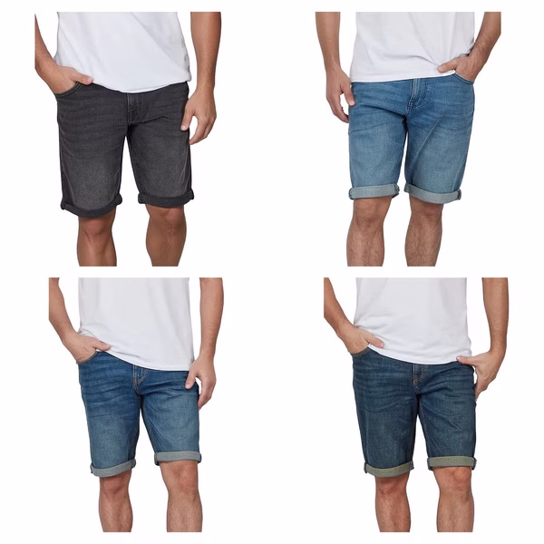 Tom Tailor Jeans Shorts Herren Stretch Kurz Regular Slim Fit Josh Tom Tailor Jeans Shorts Herren Stretch Kurz Regular Slim Fit Josh