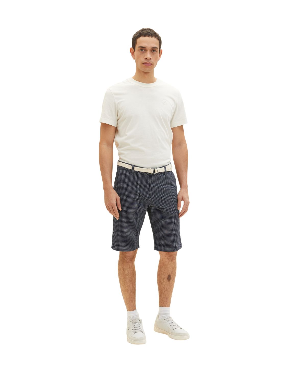 Tom Tailor Herren Bermuda Short SLIM CHINO BERMUDA+GÜRTEL - Slim Fit