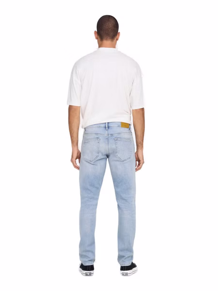 Only & Sons Herren Jeans ONSWEFT 4873 - Regular Fit - Blau - Light Blue Denim Only & Sons Herren Jeans ONSWEFT 4873 - Regular Fit - Blau - Light Blue Denim