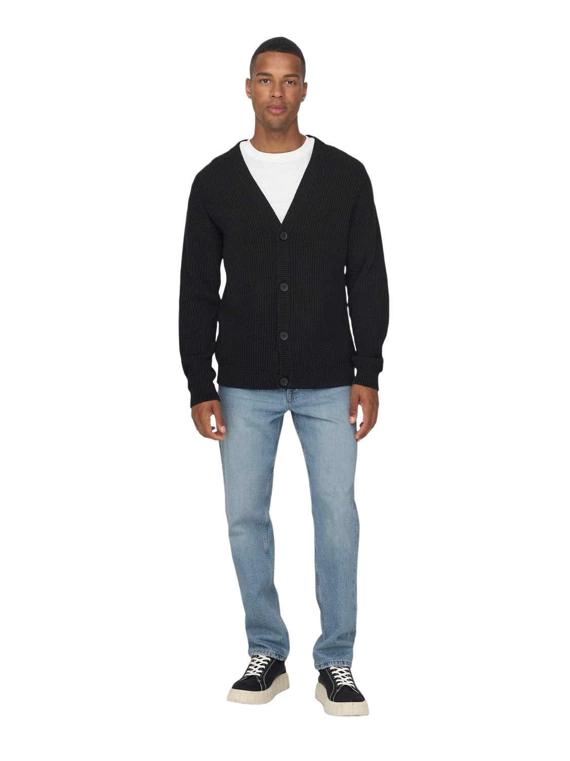 Only & Sons Herren Jeans ONSEDGE LOOSE 6986 - Relaxed Fit - Blau - Light Bl günstig online kaufen