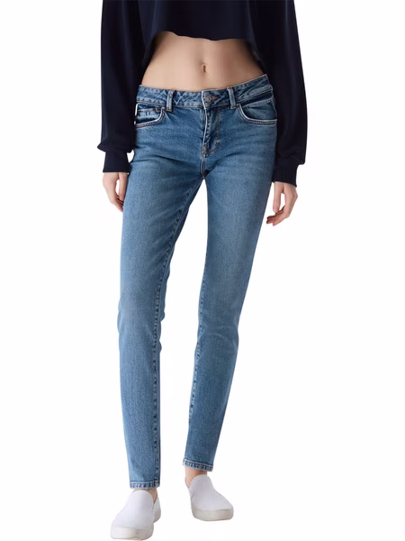 LTB Damen Jeans NICOLE Skinny Fit - Blau - Sevita Wash LTB Damen Jeans NICOLE Skinny Fit - Blau - Sevita Wash