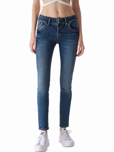 LTB Damen Jeans MOLLY M Super Slim Fit - Blau - Juana Wash LTB Damen Jeans MOLLY M Super Slim Fit - Blau - Juana Wash