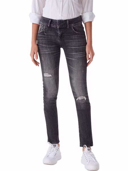 LTB Damen Jeans MOLLY M Super Slim Fit - Grau - Sienne Wash LTB Damen Jeans MOLLY M Super Slim Fit - Grau - Sienne Wash
