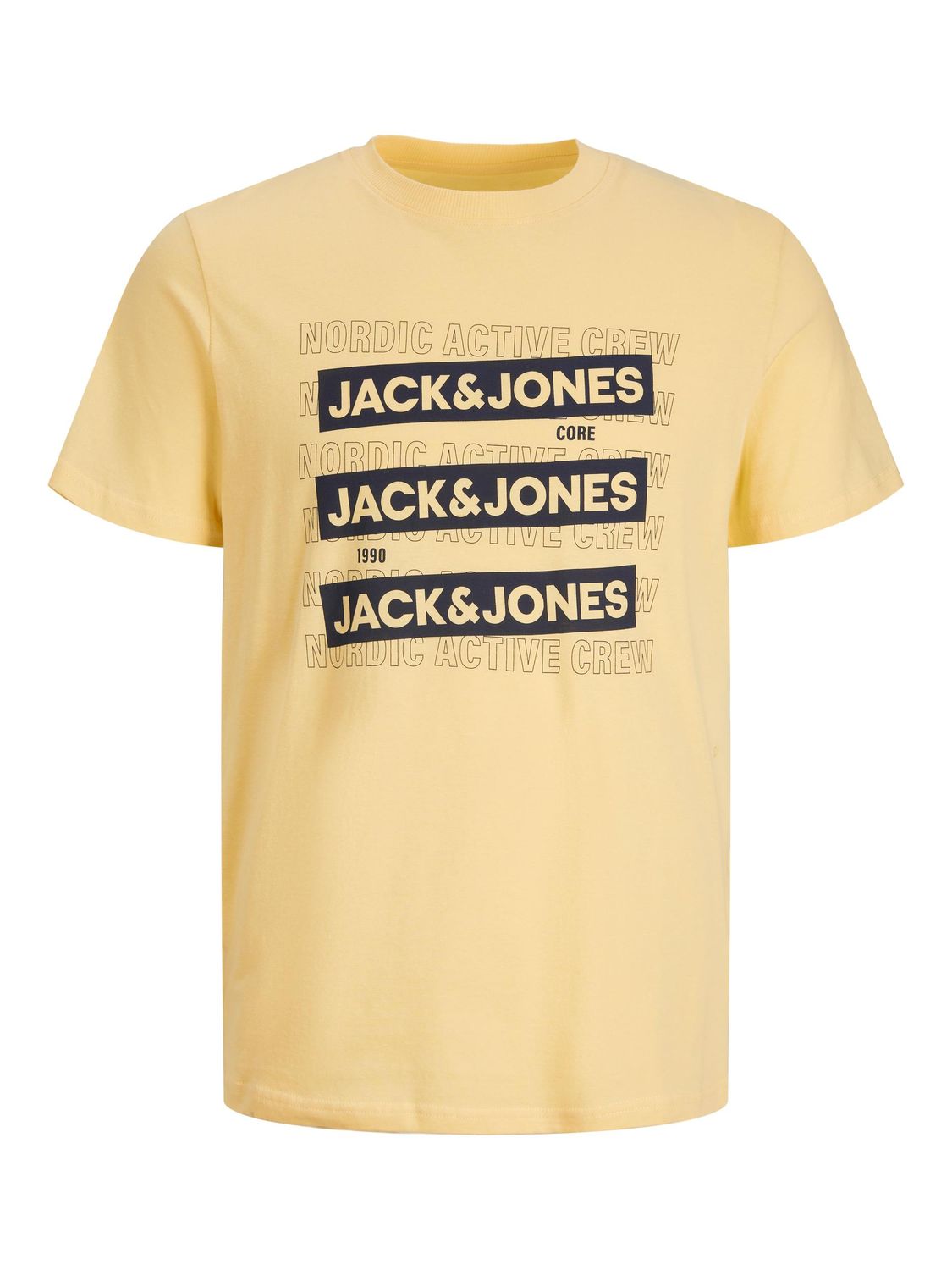 Jack & Jones Herren Rundhals T-Shirt JCOSPIRIT LOGO - Regular Fit günstig online kaufen