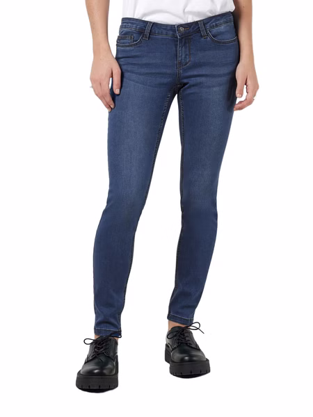 Noisy May Damen Jeans  NMBILLIE VI021MB Skinny Fit Blau -Medium Blue Denim Noisy May Damen Jeans  NMBILLIE VI021MB Skinny Fit Blau -Medium Blue Denim