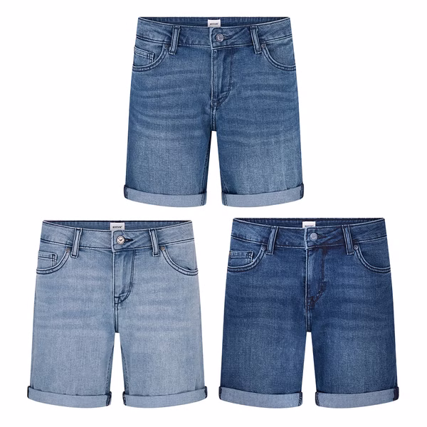 Mustang Damen Shorts Jeans Bermuda Mustang Damen Shorts Jeans Bermuda