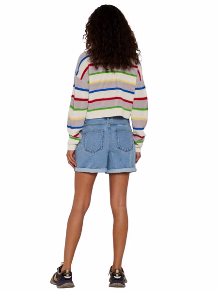 Noisy May Damen Jeans Short NMSMILEY - Relaxed Fit - Blau - Light Blue Denim Noisy May Damen Jeans Short NMSMILEY - Relaxed Fit - Blau - Light Blue Denim