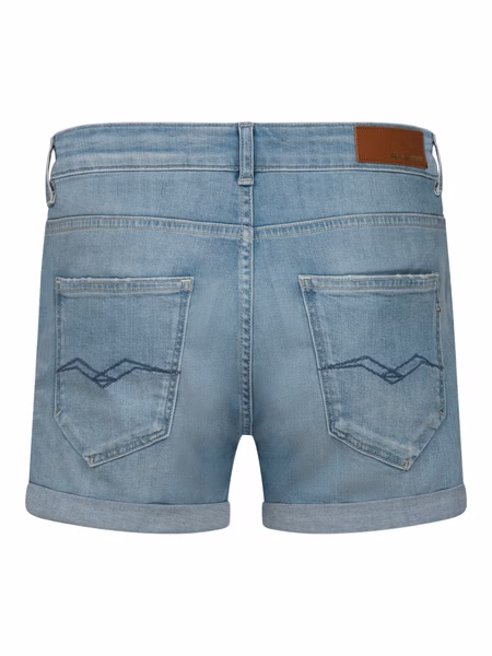 Replay Damen Short ANYTA - Regular Fit - Blau - Light Blue Denim Replay Damen Short ANYTA - Regular Fit - Blau - Light Blue Denim