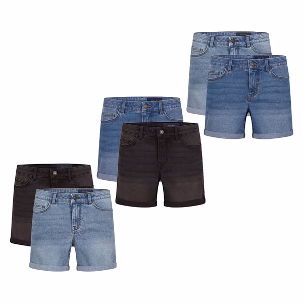 Noisy May Jeans Shorts Damen High Waist BeLucky 2er Pack Noisy May Jeans Shorts Damen High Waist BeLucky 2er Pack