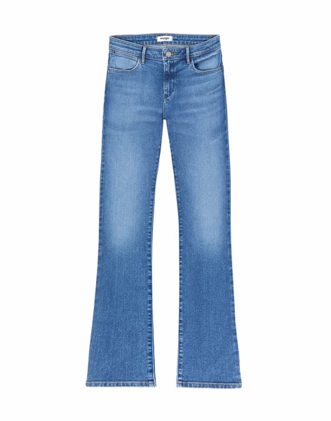 Wrangler Damen Jeans BOOTCUT -  Blau - Raven Wrangler Damen Jeans BOOTCUT -  Blau - Raven