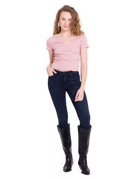 Cross Jeans Damen Jeans ALAN - Skinny Fit - Blau - Blue Black Cross Jeans Damen Jeans ALAN - Skinny Fit - Blau - Blue Black