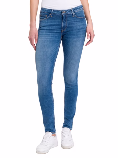 Cross Jeans Damen Jeans ALAN - Skinny Fit - Blau - Blue Denim Cross Jeans Damen Jeans ALAN - Skinny Fit - Blau - Blue Denim