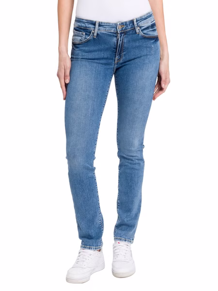 Cross Jeans Damen Jeans ANYA - Slim Fit  - Blau - Blue Denim Cross Jeans Damen Jeans ANYA - Slim Fit  - Blau - Blue Denim