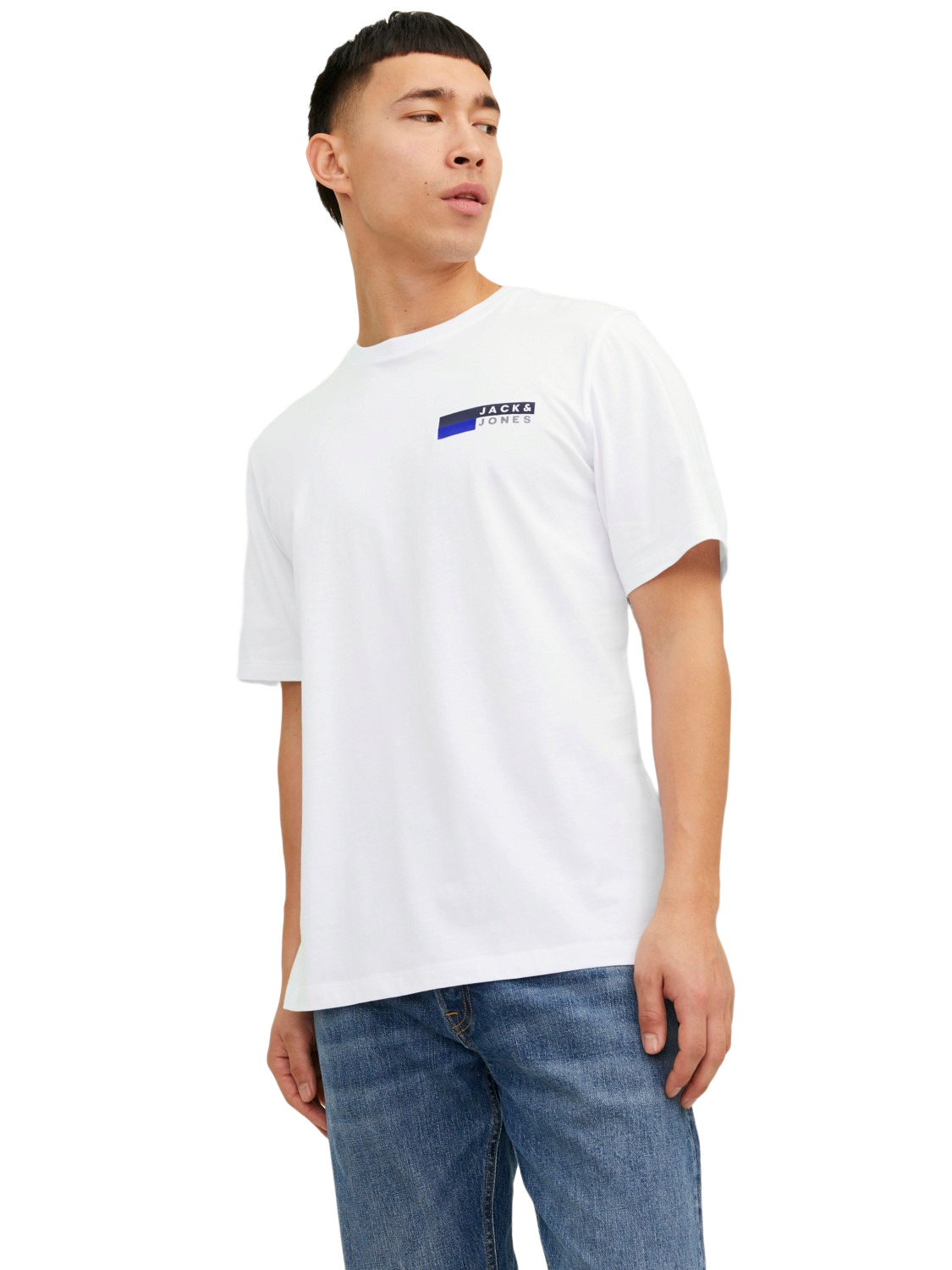 Jack & Jones Herren Rundhals T-Shirt JJECORP LOGO - Regular Fit