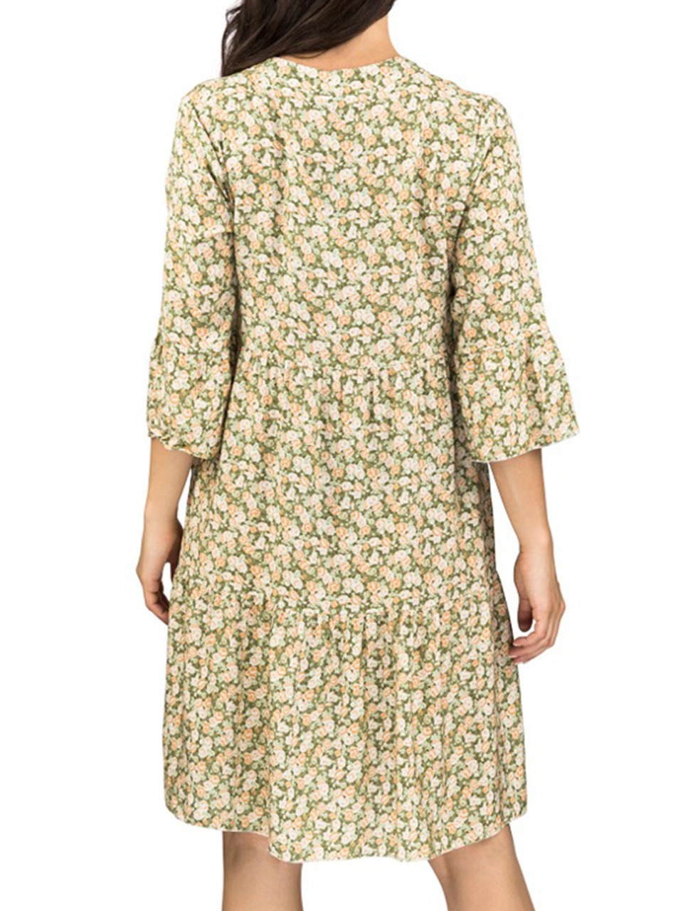 DENIMFY Sommerkleid Damen Knielang A Linie DFFrida günstig online kaufen