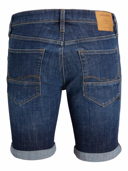 Jack & Jones Herren Jeans Short JJIRICK JJFOX GE 237- Relgular Fit - Plussize - Blau - Blue Denim Jack & Jones Herren Jeans Short JJIRICK JJFOX GE 237- Relgular Fit - Plussize - Blau - Blue Denim