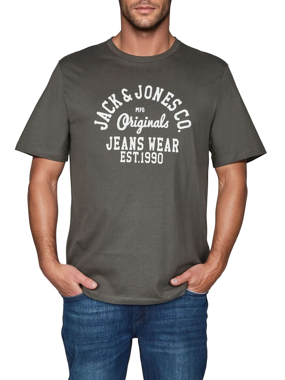 Jack & Jones Tshirt Herren Regular Fit JJLINO 4er Pack Set Pack günstig online kaufen