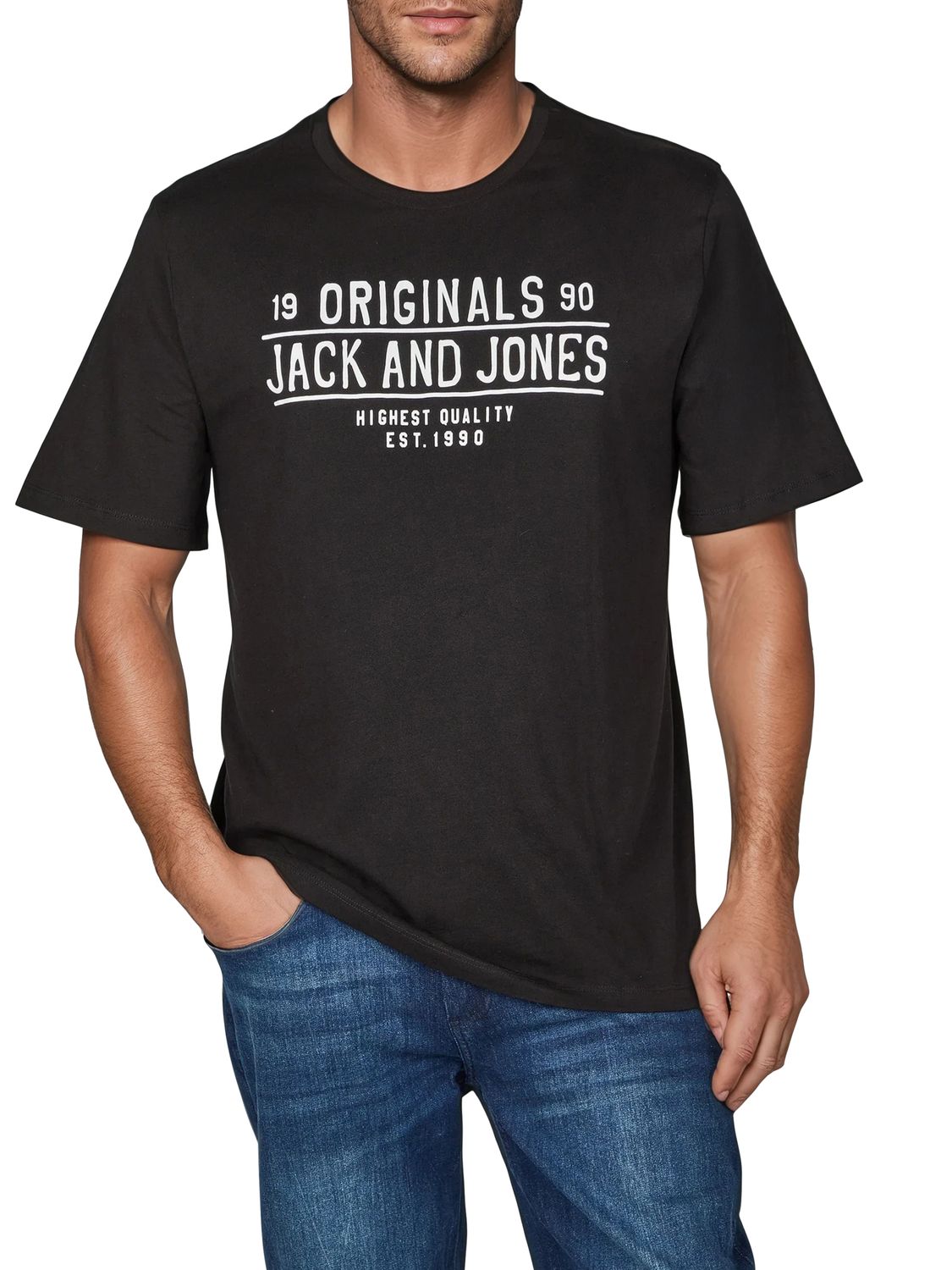 Jack & Jones Tshirt Herren Regular Fit JJLINO 4er Pack Set Pack günstig online kaufen