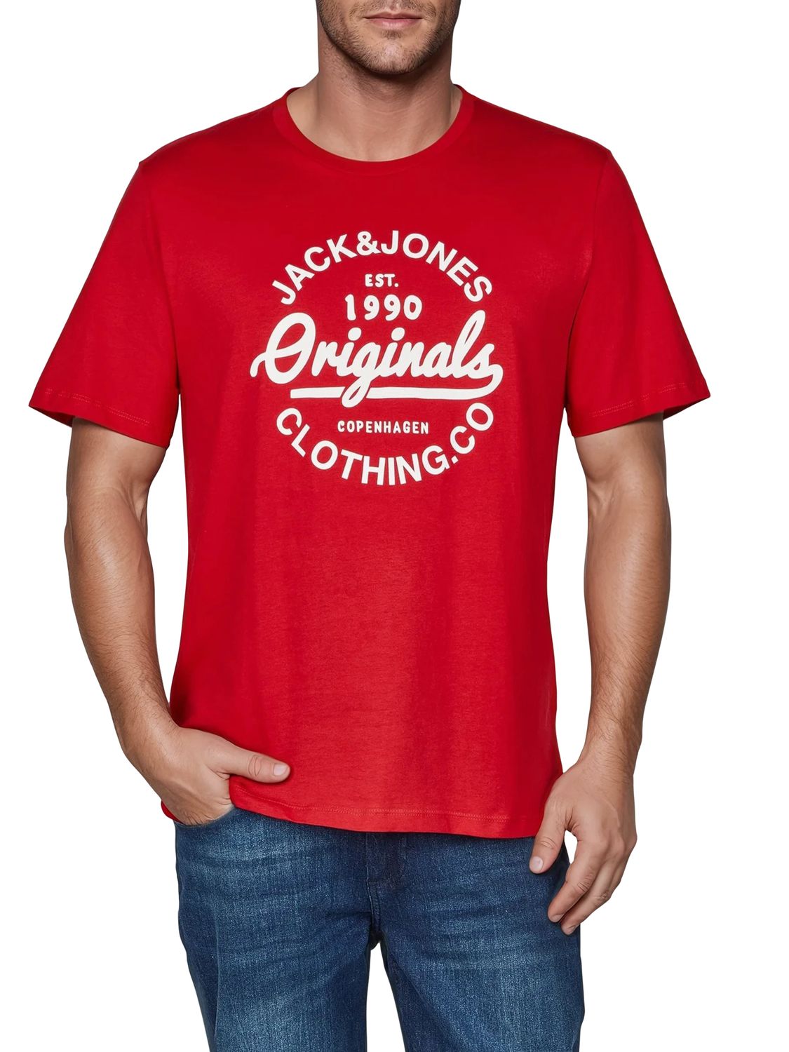 Jack & Jones Tshirt Herren Regular Fit JJLINO 4er Pack Set Pack günstig online kaufen