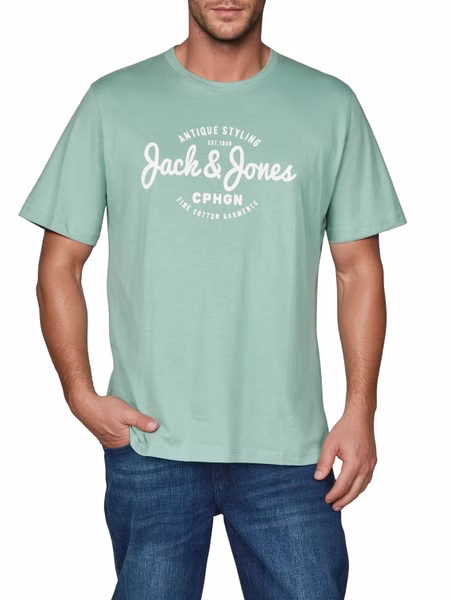 Jack & Jones Tshirt Herren Regular Fit JJLINO 4er Pack Set Pack Jack & Jones Tshirt Herren Regular Fit JJLINO 4er Pack Set Pack