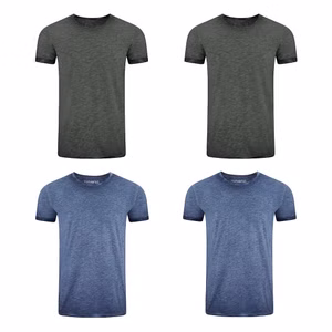 Herren Basic T-Shirt RIVMatteo Regular Fit 4er Pack