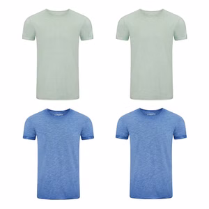 riverso Herren Basic T-Shirt RIVMatteo Regular Fit 4er Packverschiedene