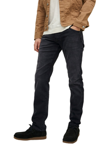 Jack & Jones Herren Jeans  JJIGLENN JJFOX GE 147 - Slim Fit - Schwarz - Black Denim