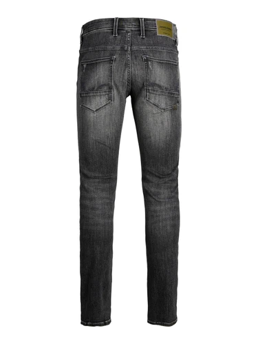 Jack & Jones Herren Jeans JJIGLENN JJBLAIR GE 302 - Slim Fit - Schwarz - Black Denim