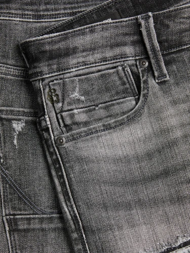 Jack & Jones Herren Jeans JJIGLENN JJBLAIR GE 302 - Slim Fit - Schwarz - Black Denim