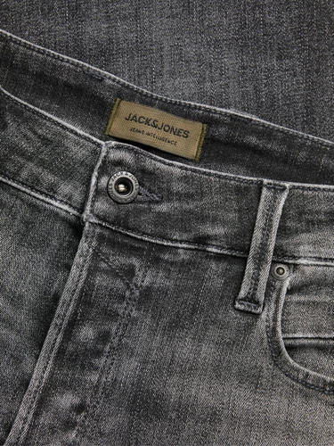 Jack & Jones Herren Jeans JJIGLENN JJBLAIR GE 302 - Slim Fit - Schwarz - Black Denim