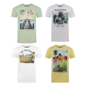 Herren Rundhals T-Shirt RIVLukas Regular Fit 4er Pack
