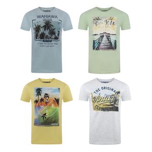 Herren Rundhals T-Shirt RIVLukas Regular Fit 4er Pack