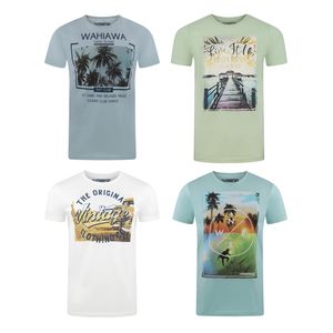 Herren Rundhals T-Shirt RIVLukas Regular Fit 4er Pack