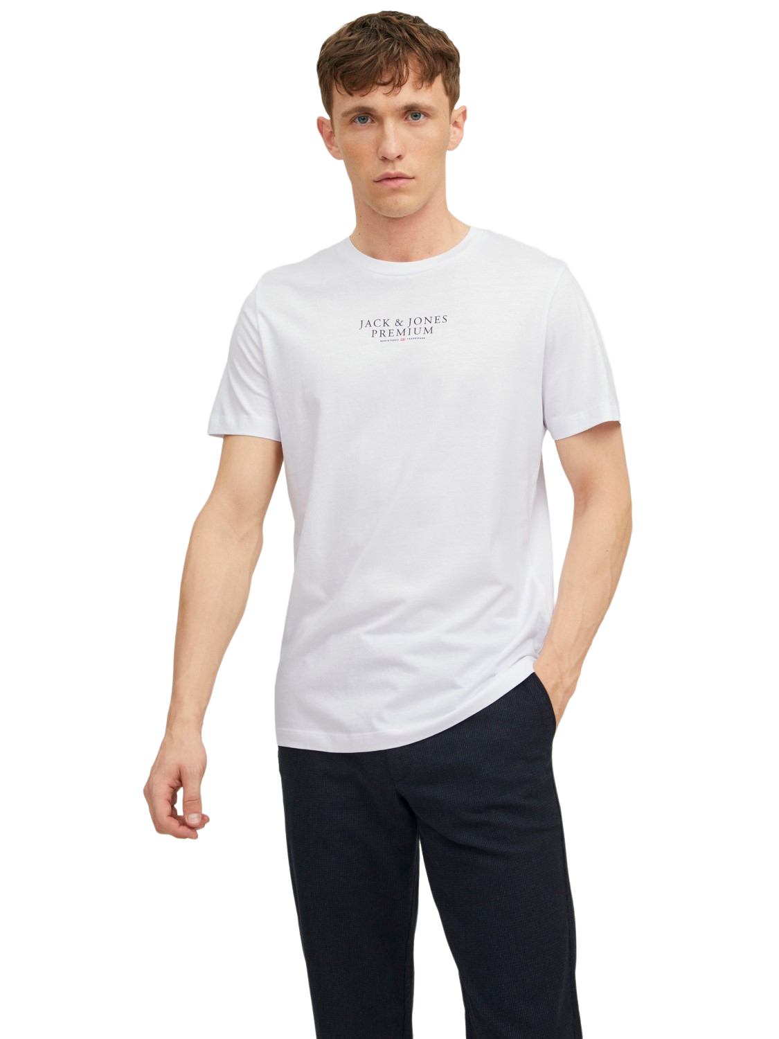 Jack & Jones Herren Rundhals T-Shirt JPRBLUARCHIE - Regular Fit