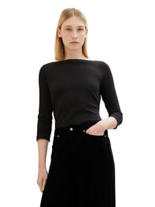 Damen Langarmshirt BASIC SLUB - Regular Fit